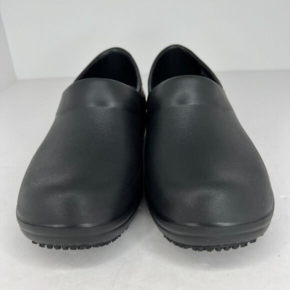 Crocs Womens Neria Pro II Black Slip Resistant Slip On Low Size 6 W Work Clogs - Picture 3 of 9